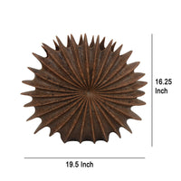 Wink Accent Vase, Sea Urchin Brown Resin Statuette, Modern 20 Inch -BM330996