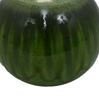Mary Tabletop Accent Decor, Modern Round Orb, 12 Inch Green Ceramic -BM331032