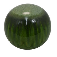 Mary Tabletop Accent Decor, Modern Round Orb, 12 Inch Green Ceramic -BM331032