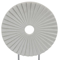 Saina Tabletop Decor, White Acrylic Base, 17 Inch Round Sunburst -BM331059