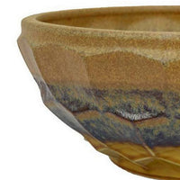 Lione Decorative Bowl, Glossy Brown and Gray Glazed Ceramic, 16 Inch -BM331082
