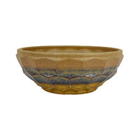 Lione Decorative Bowl, Glossy Brown and Gray Glazed Ceramic, 16 Inch -BM331082