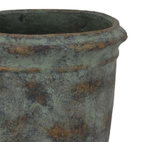 Kasa Accent Planter, Green Terracotta, Subtle Mottled Texture, 20 Inch -BM331116