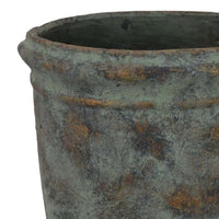 Kasa Accent Planter, Green Terracotta, Subtle Mottled Texture, 20 Inch -BM331116