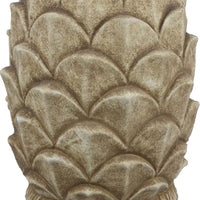 Rumi Accent Planter, Sculptured Pine Cone Brown Terracotta 14 Inch -BM331119