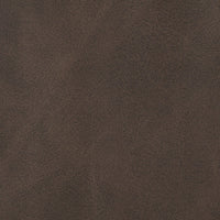 Jenny Dining Side Chair Set of 2, Dark Brown Faux Leather, Black Iron -BM331329