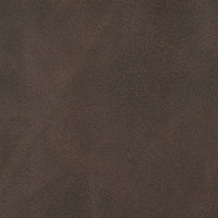 Phoebe Bar Height Chair, Brown Faux Leather, Black Metal Legs, 30 Inch -BM331337