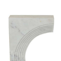 Keveny Tabletop Decor, C Arch Sculpture Texture White Marble, 13 Inch -BM331343