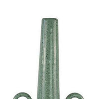 Kary Flower Vase, Unique 3D Look, Narrow 23 Inch Sage Green Ceramic -BM331365