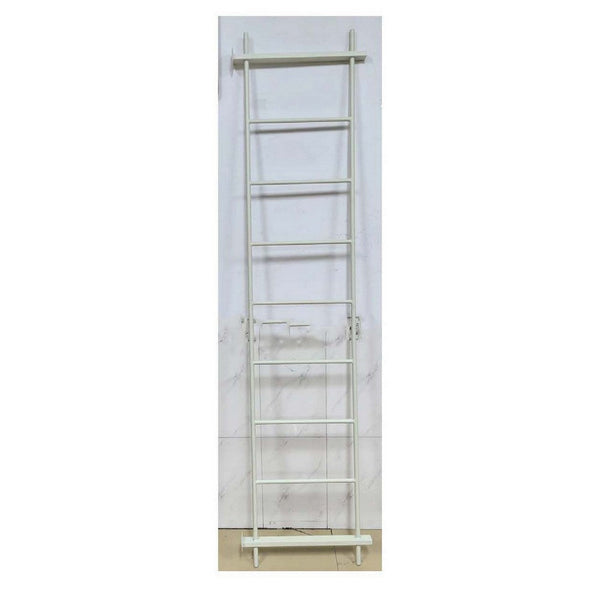 Plant Display Stand, 87 Inch 7 Tier Ladder Design, White Metal Body -BM331474