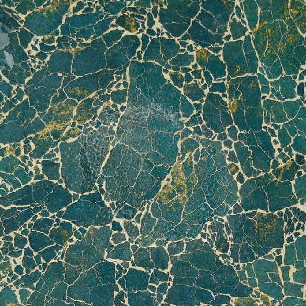 Qwin Decorative Wall Platter, 24 Inch Glass Mosaic Pattern in Green -BM331484