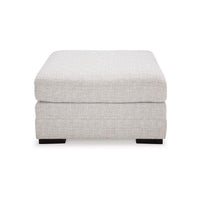 Carly Oversized Accent Ottoman, Modern Stone Gray Nuvella 36 Inch -BM331771