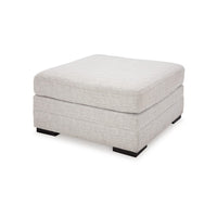 Carly Oversized Accent Ottoman, Modern Stone Gray Nuvella 36 Inch -BM331771