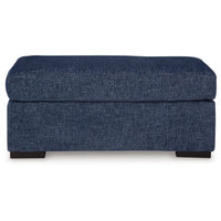 Marcy Ottoman, Low Profile Legs, Navy Blue Next Gen Nuvella 44 Inch -BM331779