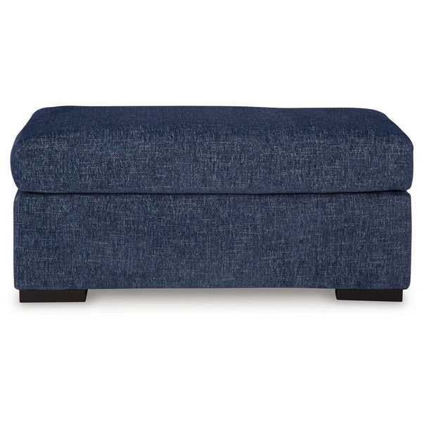 Marcy Ottoman, Low Profile Legs, Navy Blue Next Gen Nuvella 44 Inch -BM331779