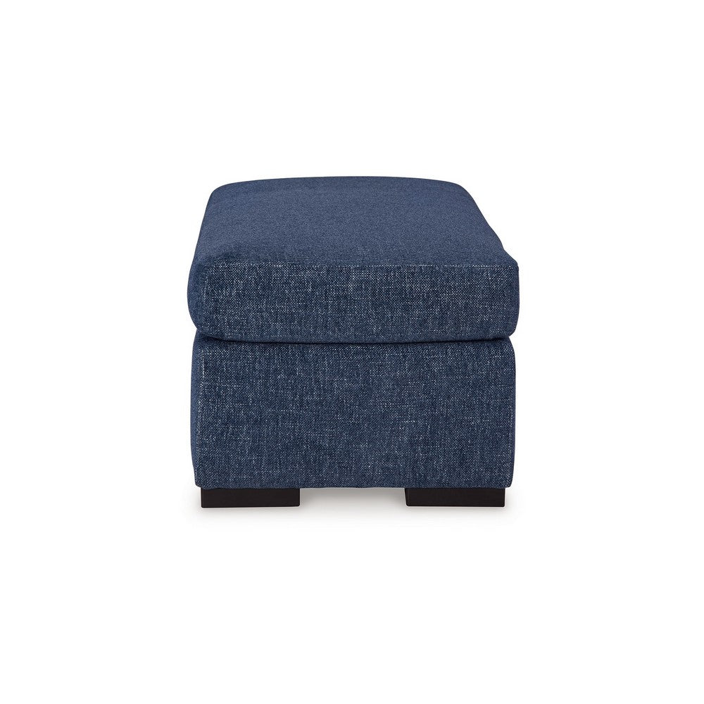 Marcy Ottoman, Low Profile Legs, Navy Blue Next Gen Nuvella 44 Inch -BM331779