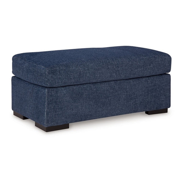 Marcy Ottoman, Low Profile Legs, Navy Blue Next Gen Nuvella 44 Inch -BM331779