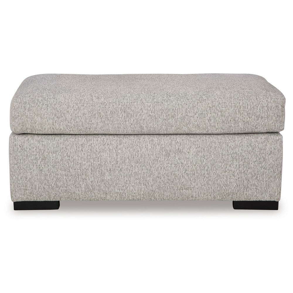 Marcy Ottoman, Low Profile Legs, Pewter Gray Next Gen Nuvella 44 Inch -BM331782