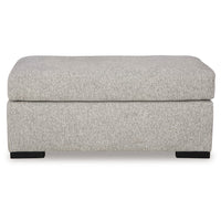 Marcy Ottoman, Low Profile Legs, Pewter Gray Next Gen Nuvella 44 Inch -BM331782