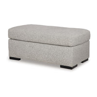 Marcy Ottoman, Low Profile Legs, Pewter Gray Next Gen Nuvella 44 Inch -BM331782