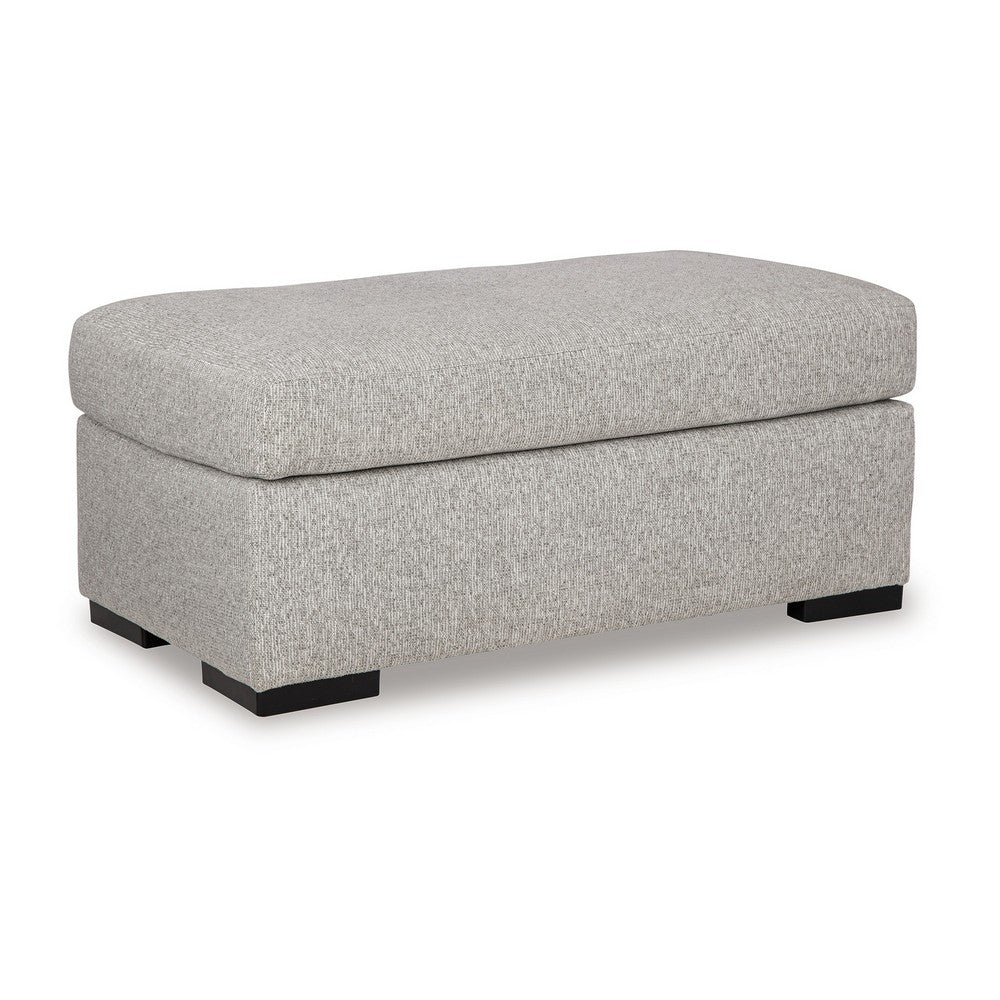 Marcy Ottoman, Low Profile Legs, Pewter Gray Next Gen Nuvella 44 Inch -BM331782