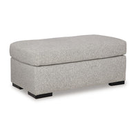 Marcy Ottoman, Low Profile Legs, Pewter Gray Next Gen Nuvella 44 Inch -BM331782
