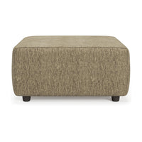 Jemmy Oversized Accent Ottoman, Dark Taupe Brown Polyester 39 Inch -BM331807