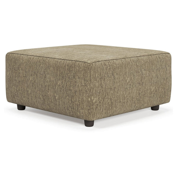 Jemmy Oversized Accent Ottoman, Dark Taupe Brown Polyester 39 Inch -BM331807