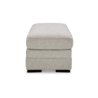 Shelyn Accent Ottoman Bench, Modern Light Sand Gray Polyester 43 Inch -BM331812