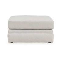 Maite Ottoman, Modern Chalk Gray Polyester, Soft Cushions, 34 Inch -BM331861