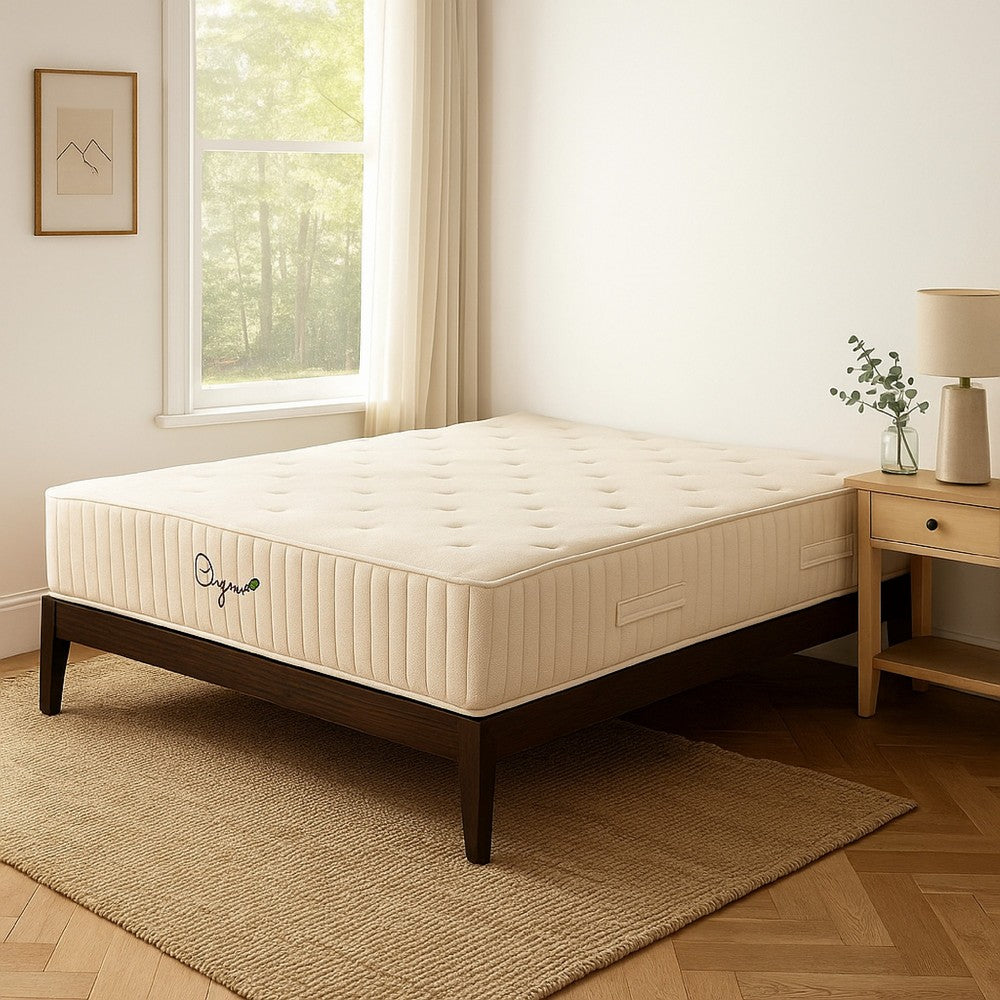 Wils Queen Size Mattress, Pocket Spring Plush Organic Latex, 10 Inch -BM332002