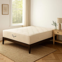 Wils Queen Size Mattress, Pocket Spring Plush Organic Latex, 10 Inch -BM332002