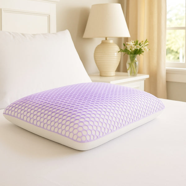 Gers Pillow, Dense Memory Foam and TPE Support, Ergonomic Shape 15x25 -BM332017