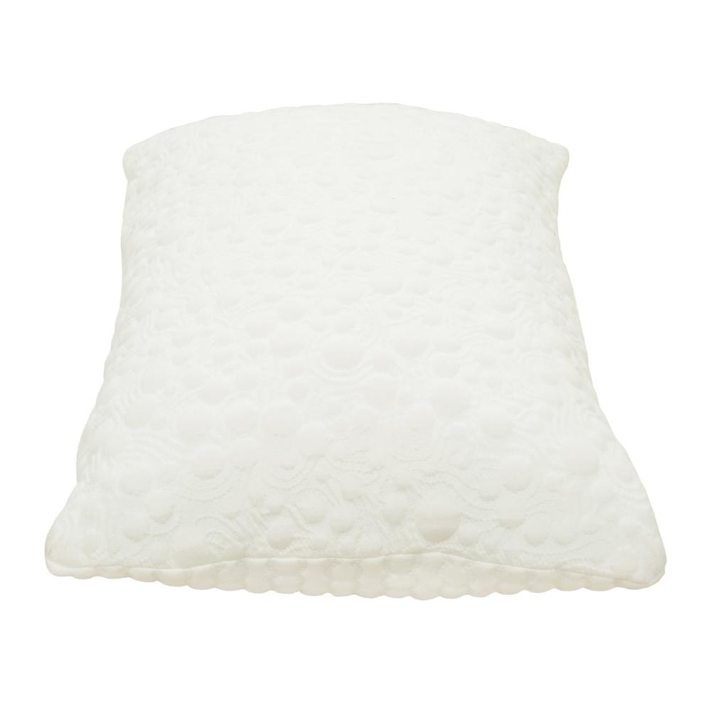 Tic Standard Pillow, Supportive Shredded Memory Foam, Polyester Cover -BM332018