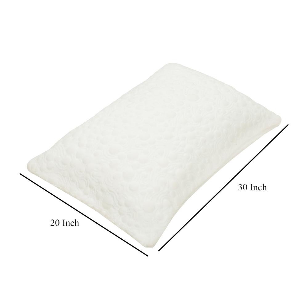 Tic Standard Pillow, Supportive Shredded Memory Foam, Polyester Cover -BM332018