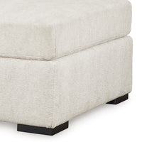 Akon Oversized Ottoman, Modern Plush Ivory Polyester 39 Inch Square -BM332156