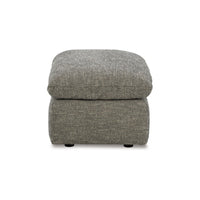 Yezi Ottoman Bench, 24x42, Feather Fill, Modern Granite Gray Polyester -BM332211