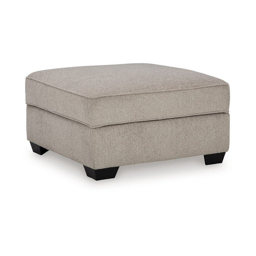 Reah Storage Ottoman, Foam Cushioned Umber Brown Polyester, 38 Inch -BM332244