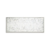 Axon Wall Art Decor, Distressed Gray Framed Painting Canvas, 24 x 60 -BM332300