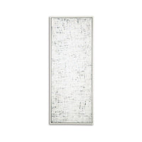 Axon Wall Art Decor, Distressed Gray Framed Painting Canvas, 24 x 60 -BM332300
