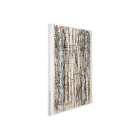 Villie Wall Art Decor, Rough Abstract Gray Brown Gallery Canvas, 36x48 -BM332305