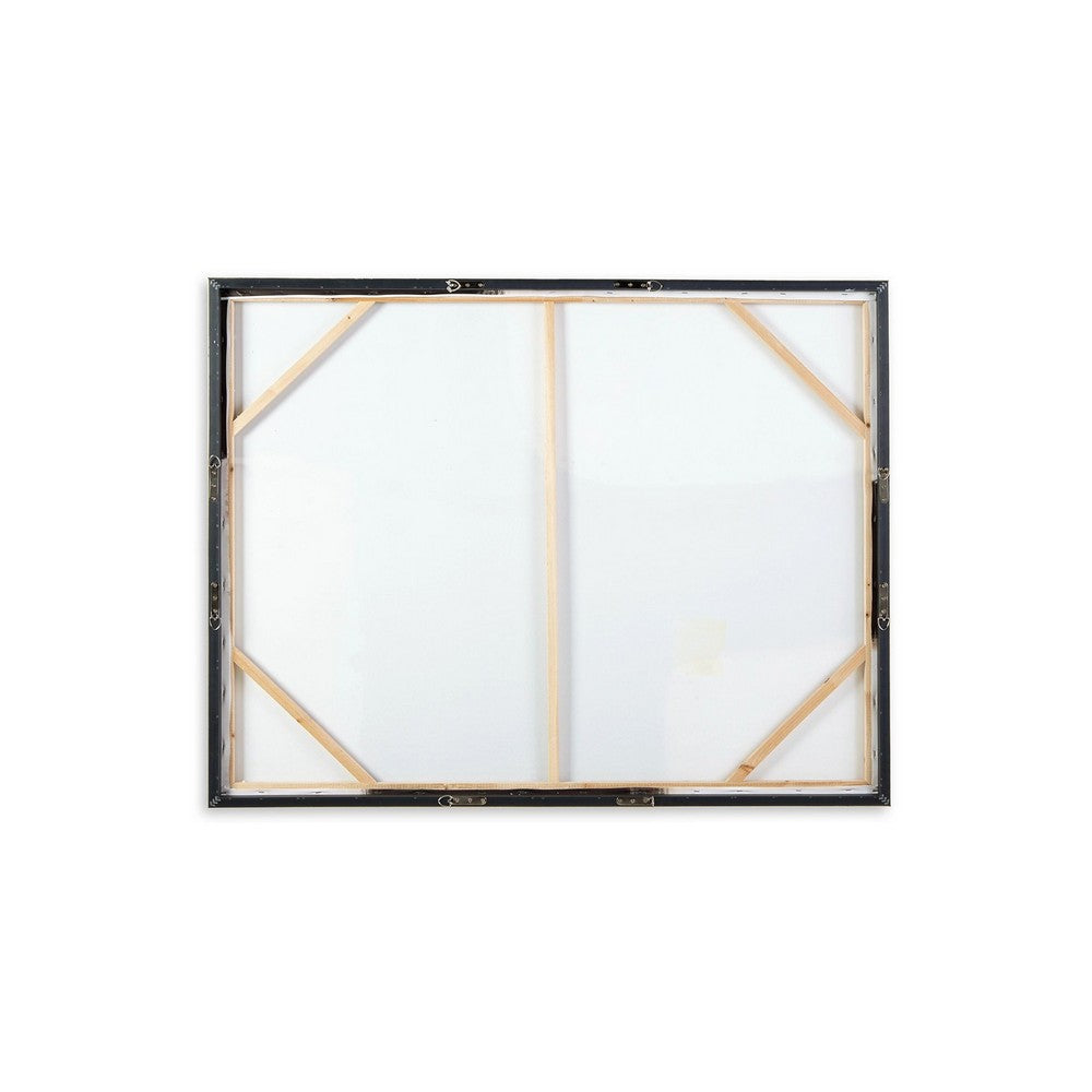 Leila Wall Art Decor, Black and White Minimalist Framed Canvas, 39x50 -BM332307