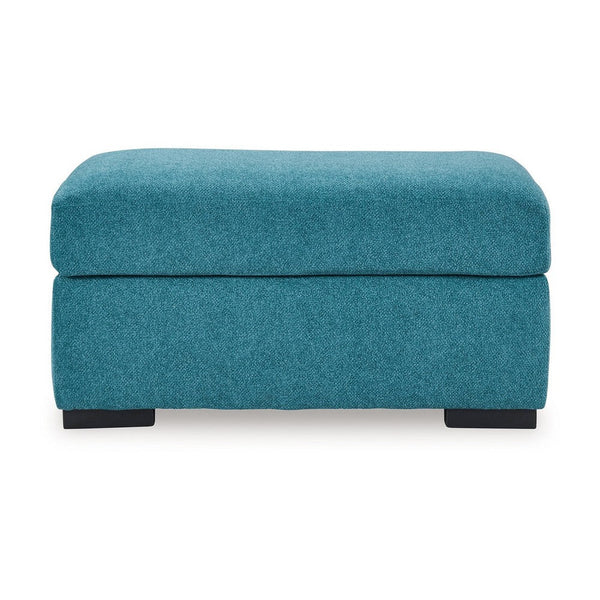 Viena Rectangular Accent Ottoman Bench, Teal Faux Velvet 24x39 Inch -BM332340
