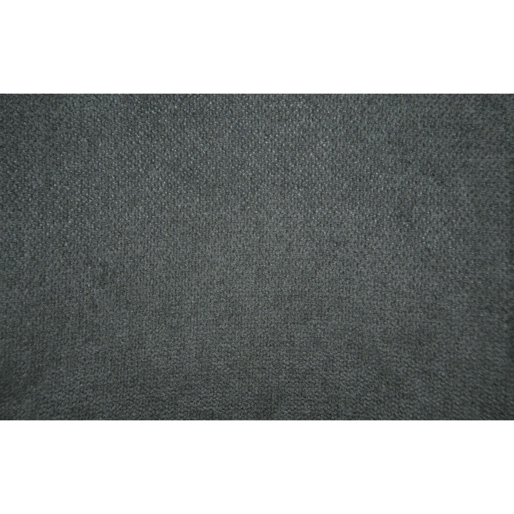 Dema 2pc Sectional Sofa Set, Chaise, 2 Pillows, Textured Black Velvet - BM332375