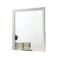 Tory Dresser Mirror, 36 Inch Rectangular, Classic White Solid Wood -BM332577