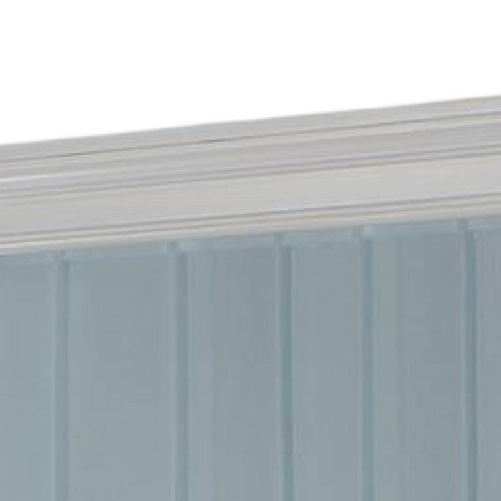 Lile Dresser Mirror w Crown Molding Frame, 42 Inch White Solid Wood -BM332593