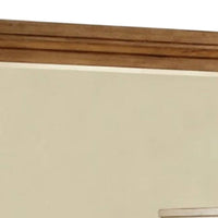 Jery Dresser Mirror, Cottage Style Brown Solid Elm Wood, 48 Inch -BM332596