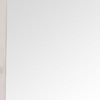 Lemy Dresser Vanity Mirror, 36 Inch Classic White Solid Wood Frame -BM332608