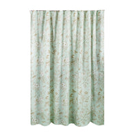 Vola Shower Curtain, 72 Inch, Floral Pattern, Light Green Polyester -BM332773