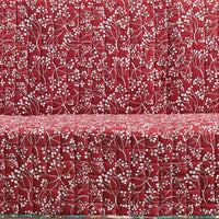 Lowa Sofa Slipcover, Reversible, Polyester, Green, Red Festive Theme -BM332789